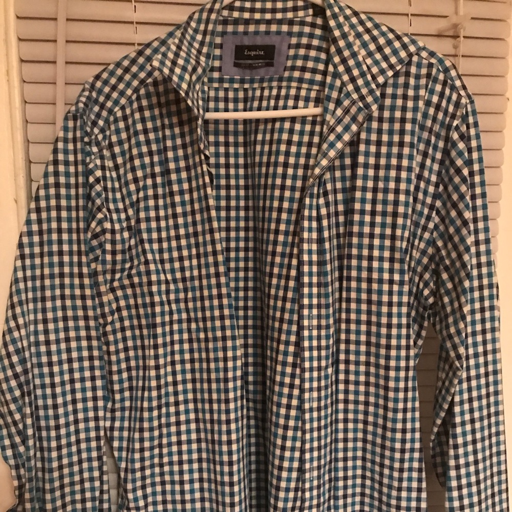 Esquire Men’s Long Sleeve Slim Fit Dress Shirt